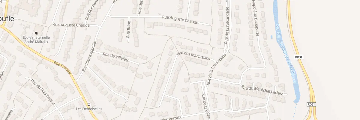 Plan du 20 Rue des Marcassins à Bondoufle