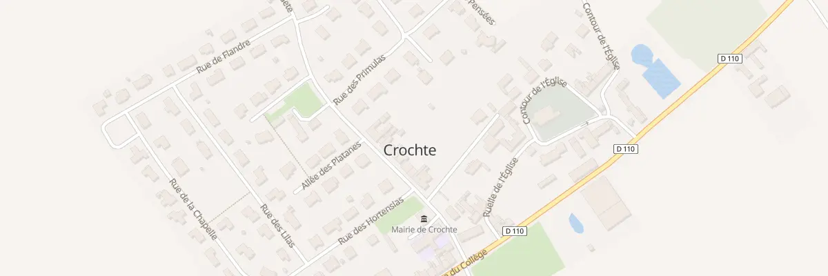 Plan du 29 Rue Meuninck Straete à Crochte