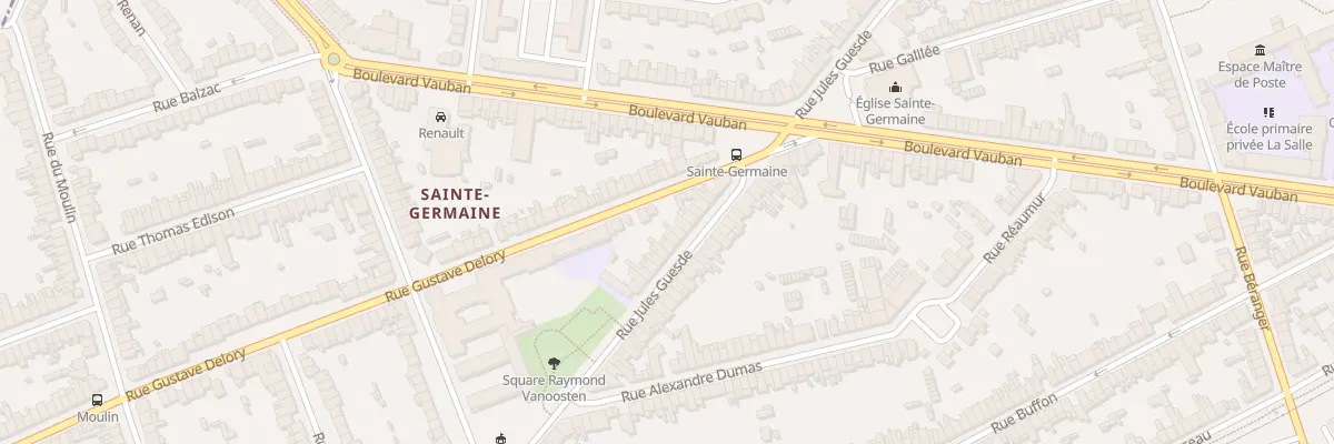 Plan du 189 Rue Jules Guesde à Coudekerque-Branche