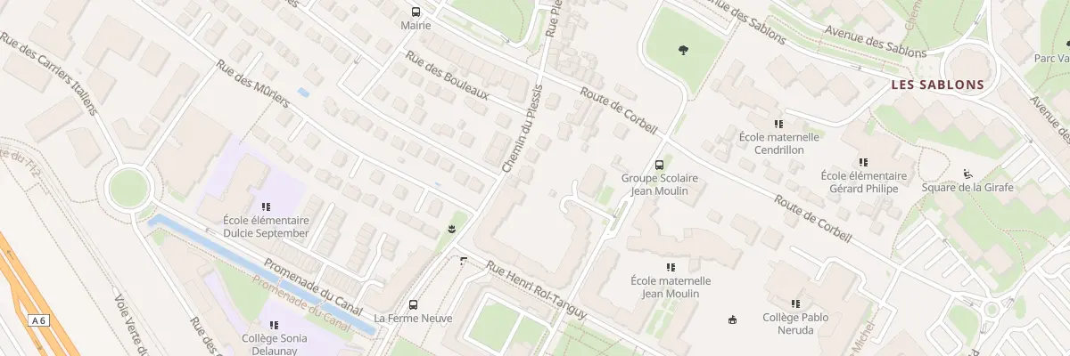 Plan du 9 Che du Pléssis à Grigny
