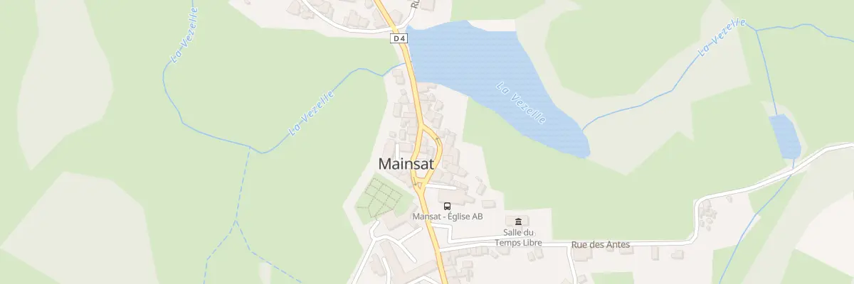 Plan du 1 Rue de Chez Brillaud à Mainsat