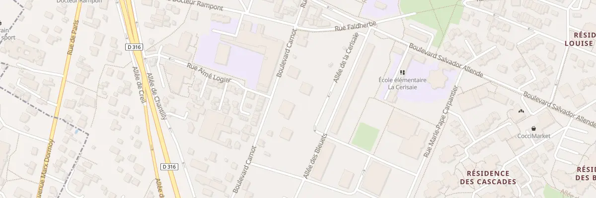Plan du 3 Bd Carnot à Villiers-le-Bel
