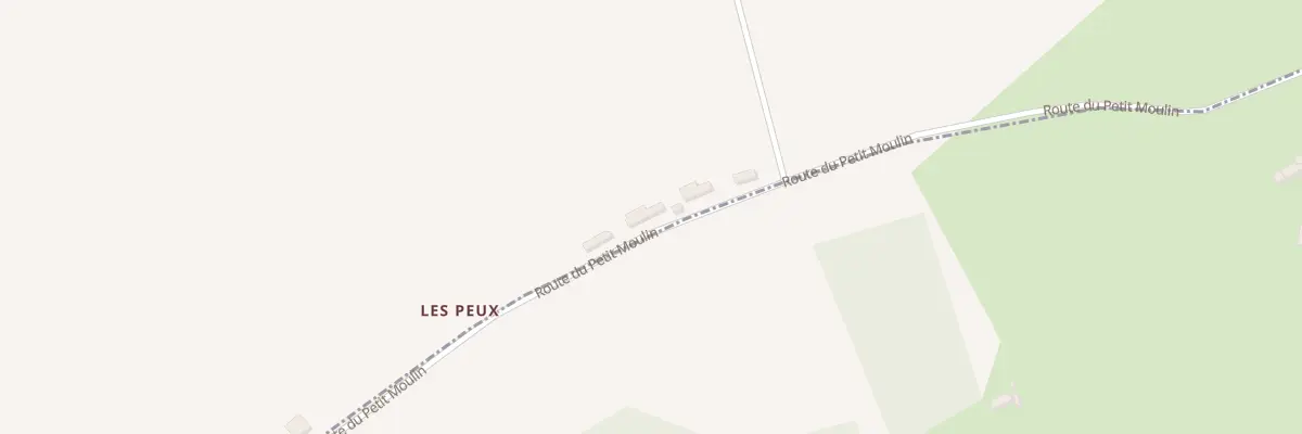 Plan du 447 Les Peux à Culan