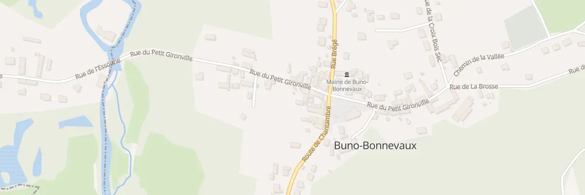 Plan du 13 Rue du Petit Gironville à Buno-Bonnevaux