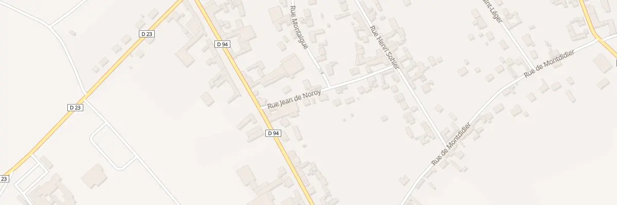 Plan du 13 Rue Jean de Noroy à Ansauvillers
