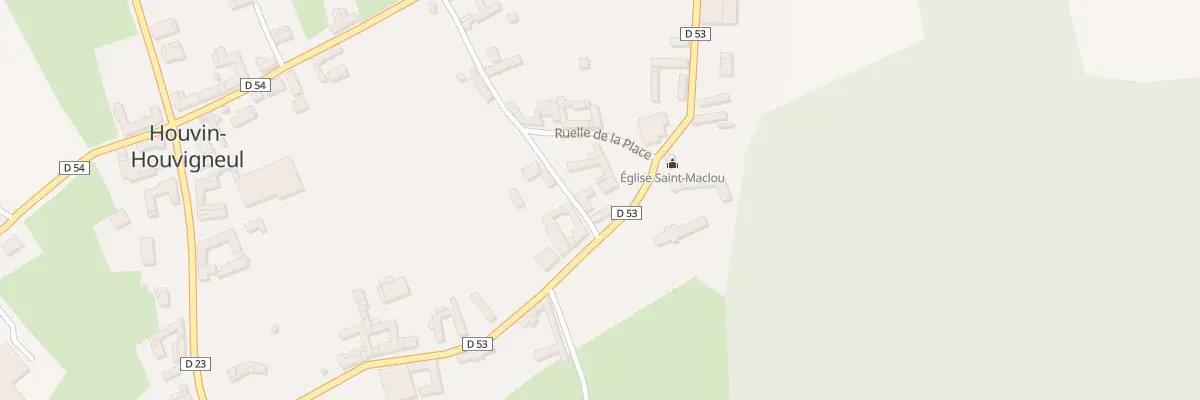 Plan du 7 Rue de l’Eglise à Houvin-Houvigneul