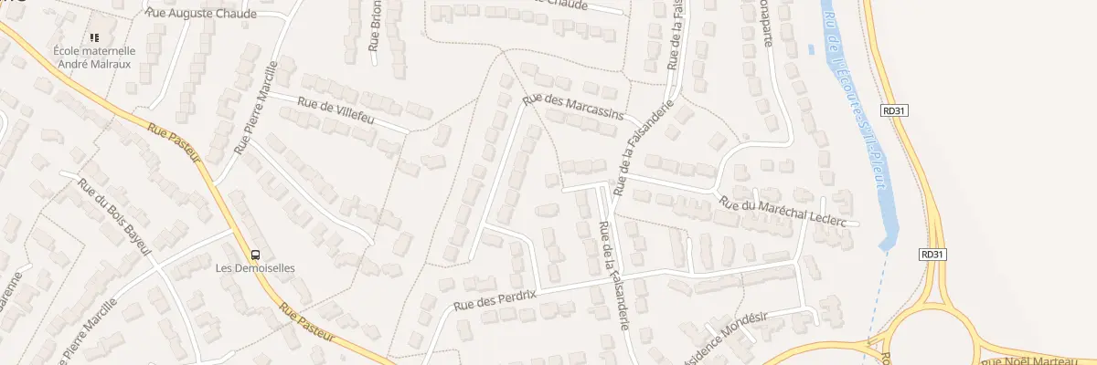 Plan du 29 Rue de la Faisanderie à Bondoufle