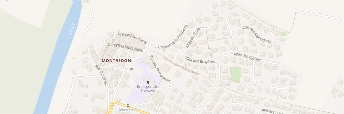 Plan du 12 All des Bruyères à Carcassonne