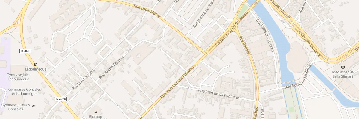 Plan du 38 Rue Jean-Jacques Rousseau à Bourges