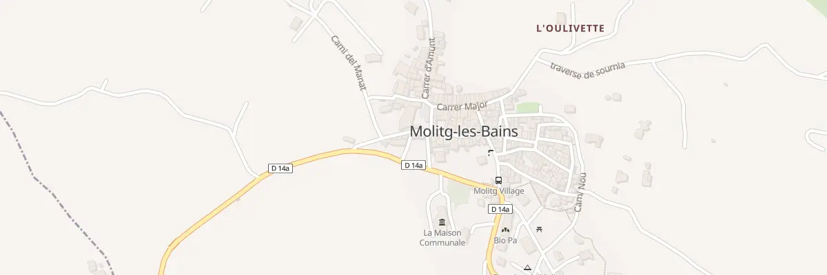 Plan du 8 Cae d’Avall à Molitg-les-Bains
