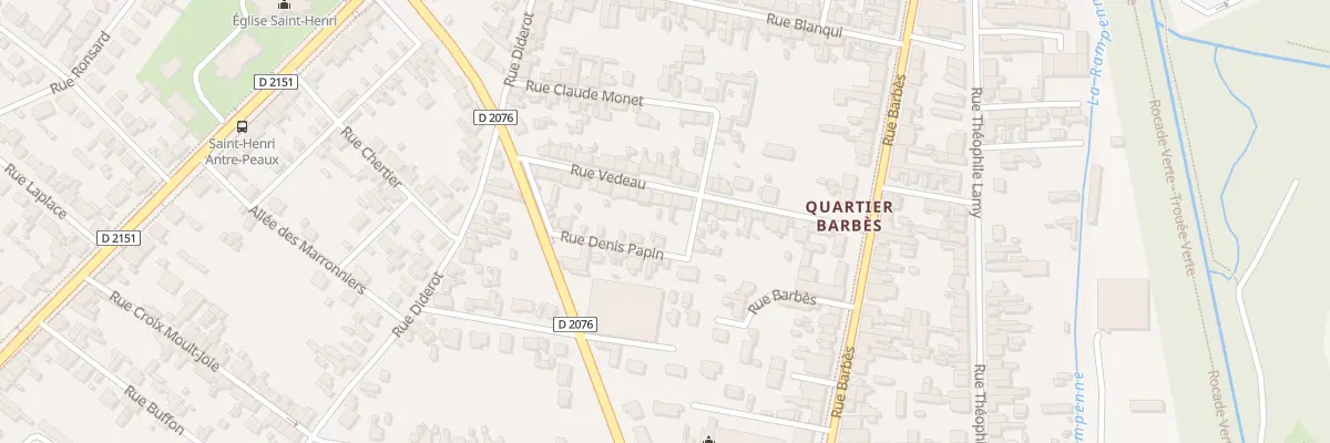 Plan du 23 Rue Védeau à Bourges