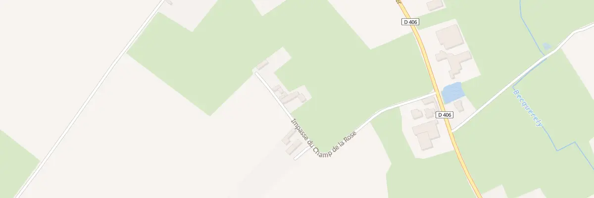 Plan du 300 Rue du Champ de la Rose à Blaringhem