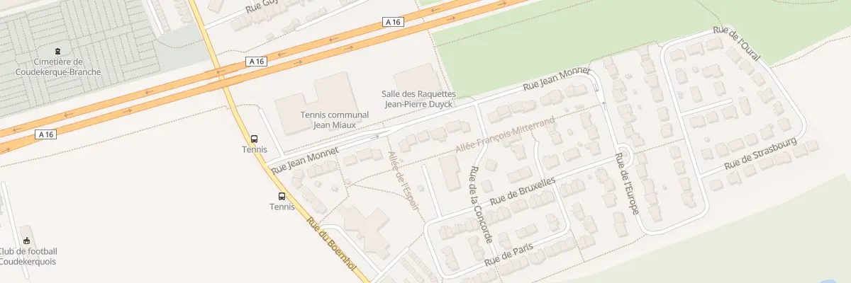 Plan du 15 Rue Jean Monnet à Coudekerque-Branche