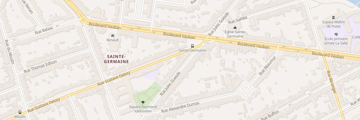 Plan du 195 Rue Jules Guesde à Coudekerque-Branche