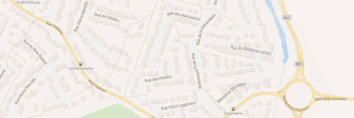 Plan du 6 Rue des Marcassins à Bondoufle