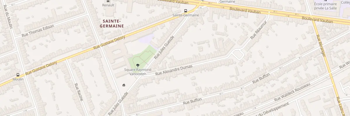 Plan du 23 Rue Alexandre Dumas à Coudekerque-Branche