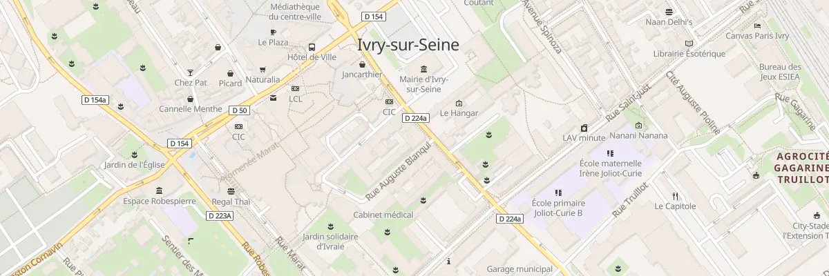 Plan du 10 Rue Raspail à Ivry-sur-Seine