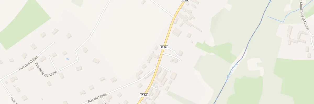 Plan du 61 Rue de la Vallée à Aulnay-la-Rivière