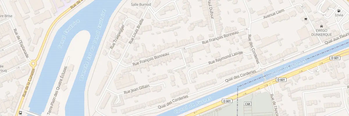 Plan du 49 Rue François Bonneau à Dunkerque