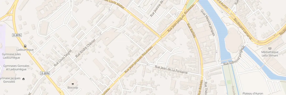 Plan du 40A Rue Jean-Jacques Rousseau à Bourges