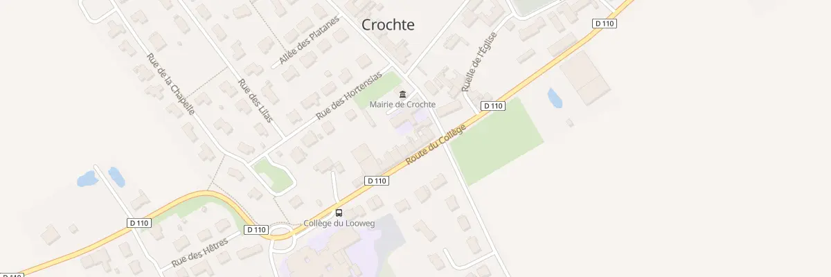 Plan du 17 Rte du Collège à Crochte