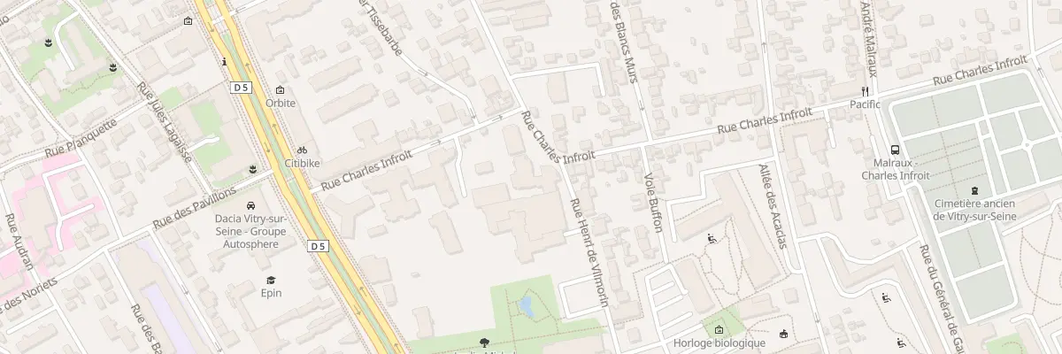 Plan du 81 Rue Charles Infroit à Vitry-sur-Seine