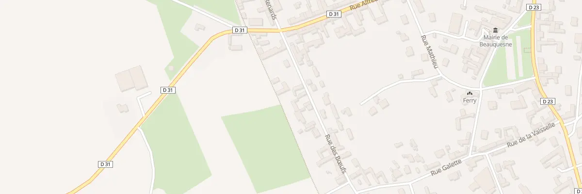 Plan du 10 Rue des Boeufs à Beauquesne