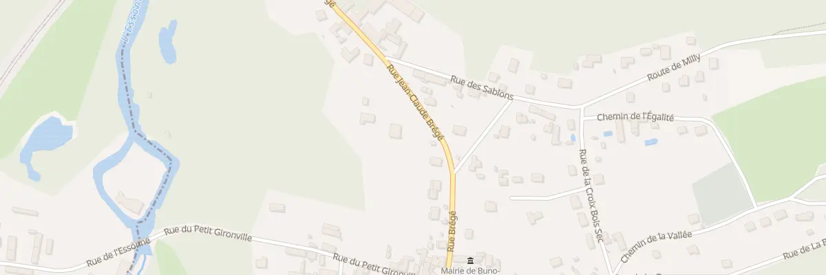 Plan du 19 Rue Jean-claude Brégé à Buno-Bonnevaux