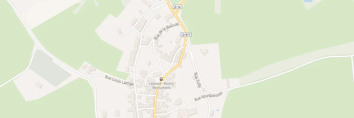 Plan du 2 Rue de La Tour à Lépaud