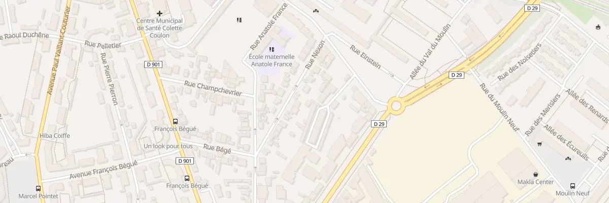 Plan du 13 Rue Nexon à Stains