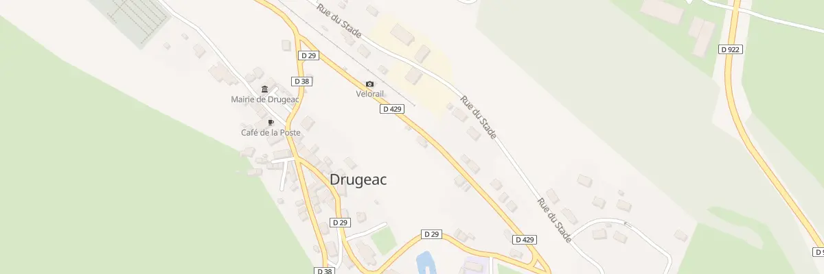 Plan du 5173 Le Bourg à Drugeac