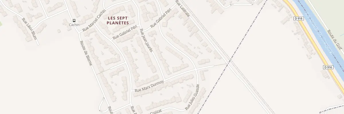 Plan du 16 Rue Jules Guesde à Cappelle-la-Grande