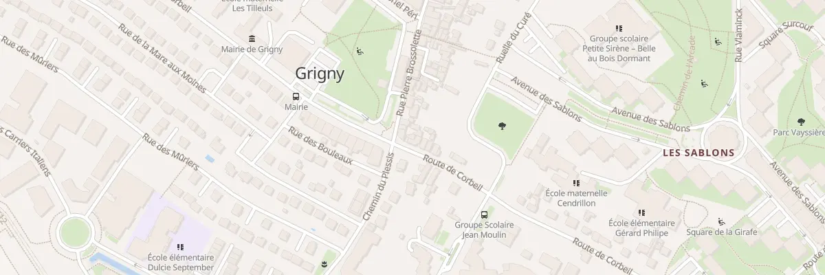 Plan du 29B Rte de Corbeil à Grigny