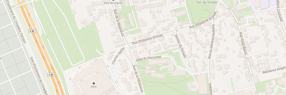 Plan du 66 Rue de la Résistance à Thiais
