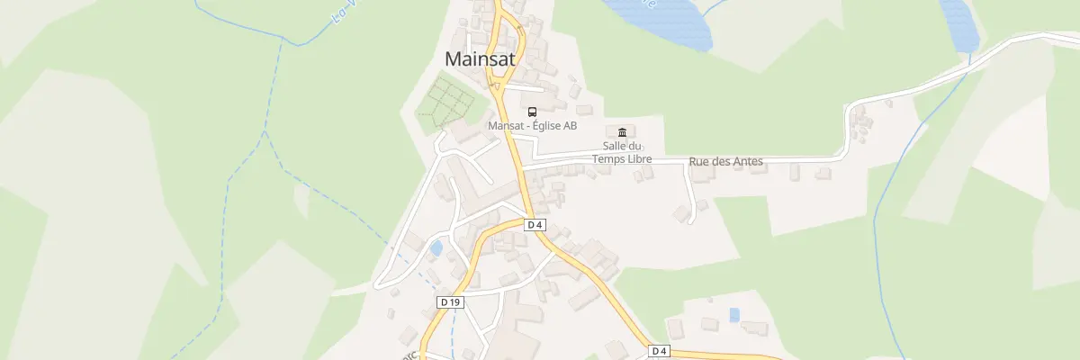 Plan du 4 Rue des Antes à Mainsat