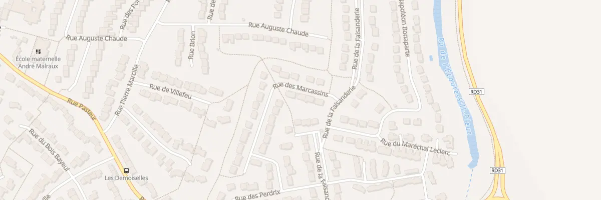 Plan du 24 Rue des Marcassins à Bondoufle