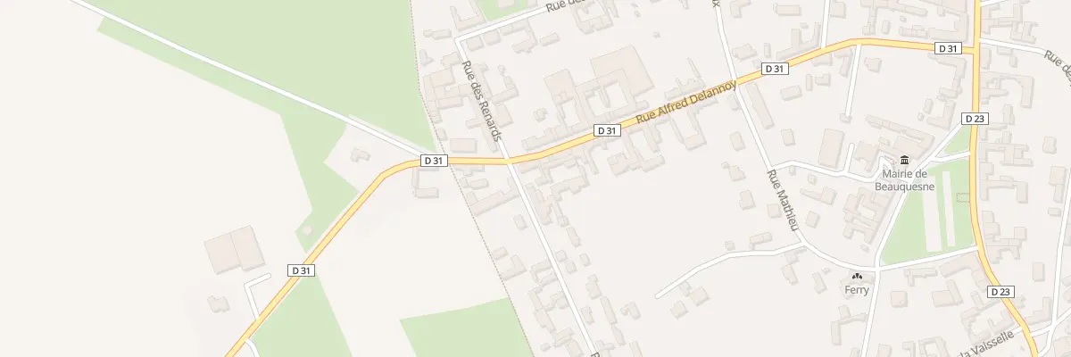 Plan du 1 Rue des Boeufs à Beauquesne