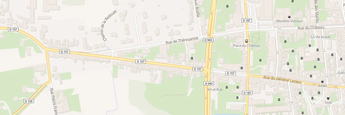 Plan du 22 Rue Alsace Lorraine à Aire-sur-la-Lys