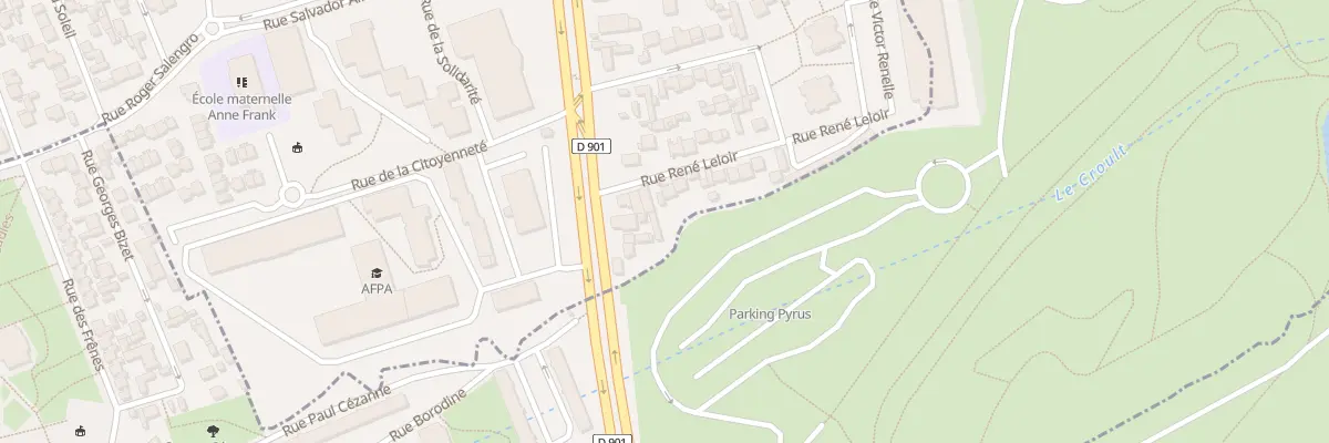 Plan du 6 Rue René Leloir à Stains