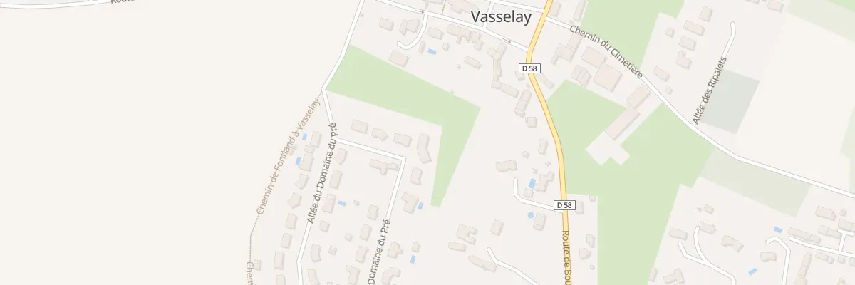Plan du 37 All du Domaine du Pré à Vasselay