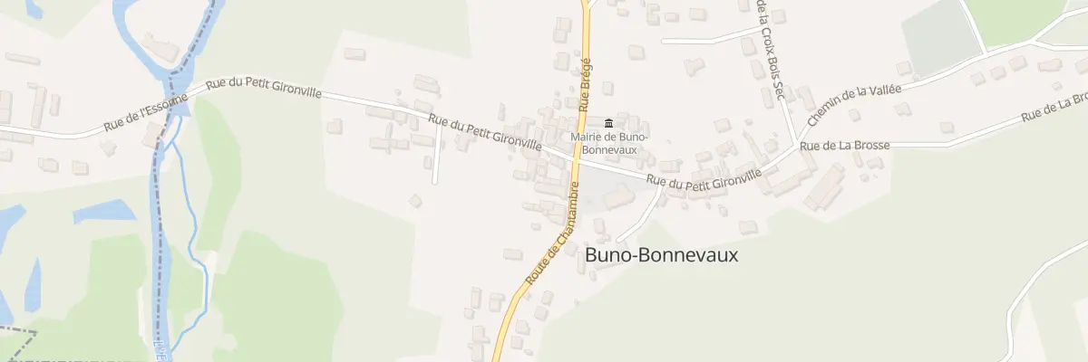 Plan du 1 Rue du Petit Gironville à Buno-Bonnevaux