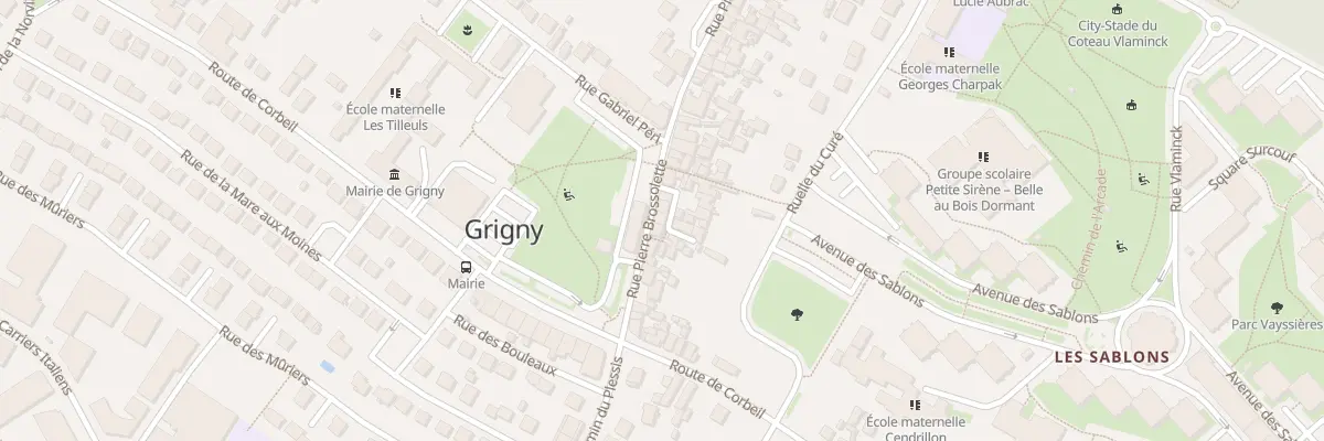 Plan du 99 Rue Pierre Brossolette à Grigny