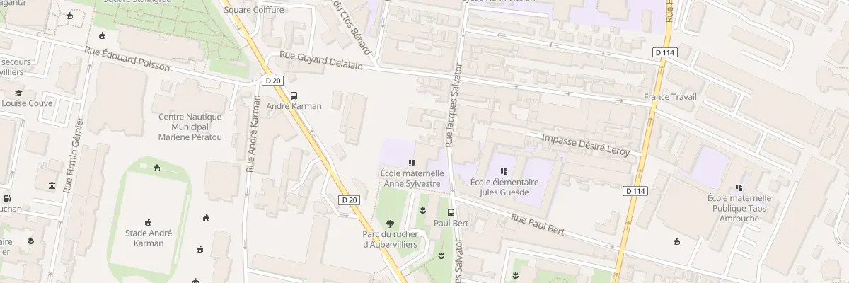 Plan du 111 Rue Jacques Salvator à Aubervilliers