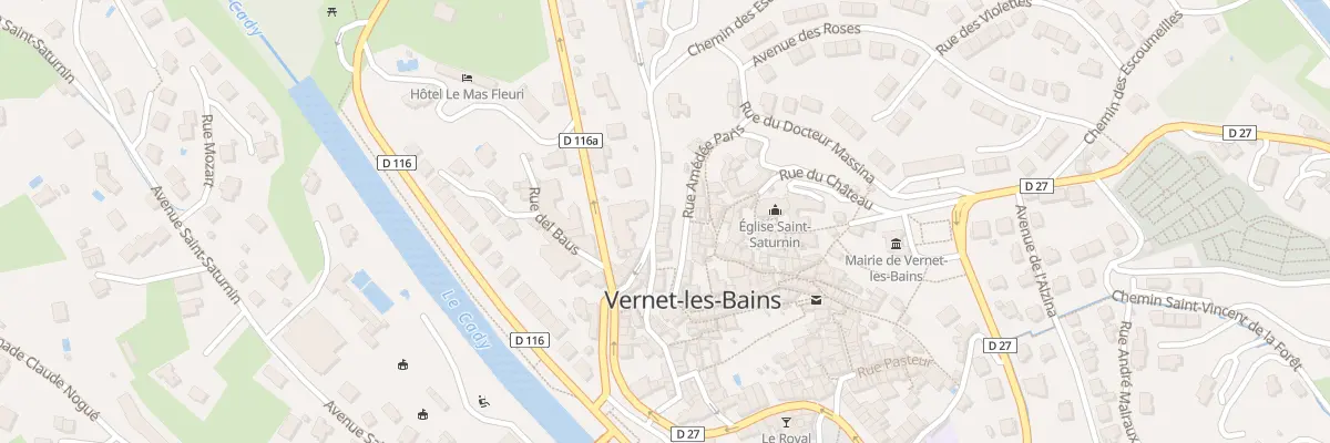 Plan du 18 Rue de la Vieille Fontaine à Vernet-les-Bains