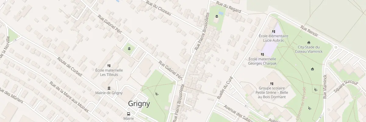 Plan du 46 Rue Pierre Brossolette à Grigny