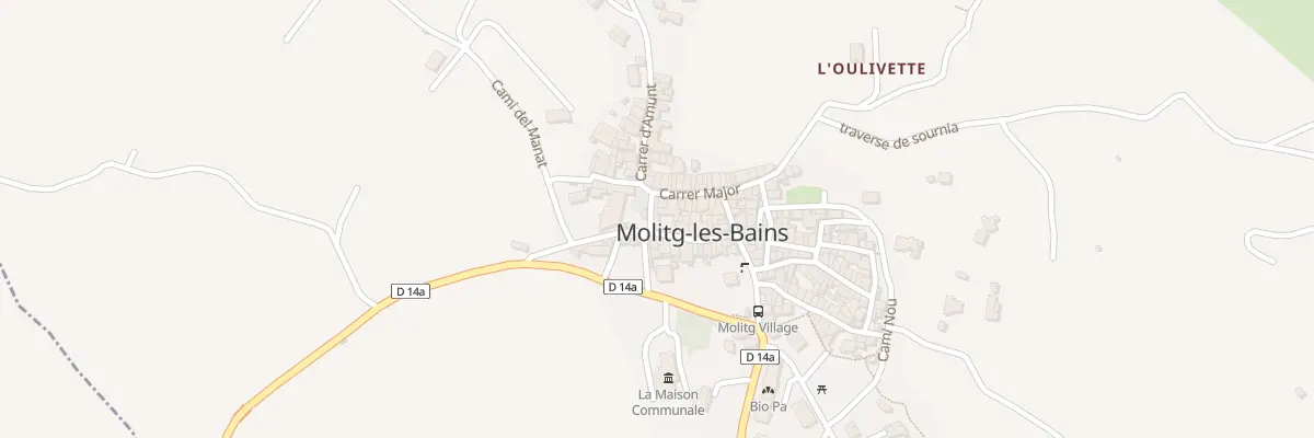Plan du 108 Cae de la Lempadriada à Molitg-les-Bains
