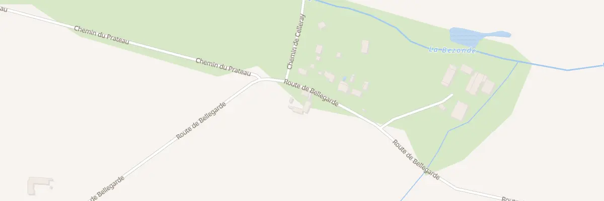 Plan du 68 Rte de Bellegarde à Nesploy
