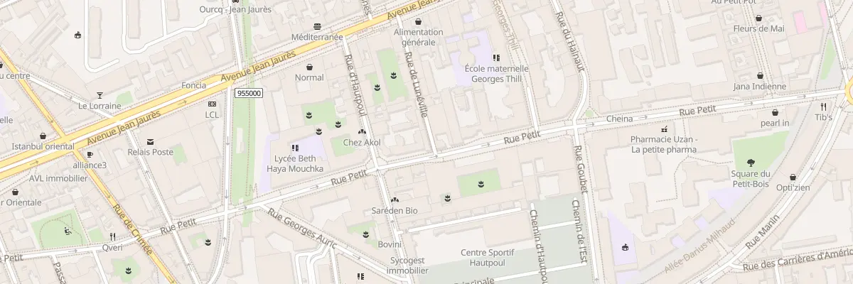 Plan du 18 Rue de Lunéville à Paris 19e Arrondissement