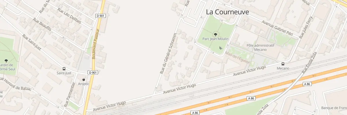 Plan du 18 Rue du Général Schramm à La Courneuve