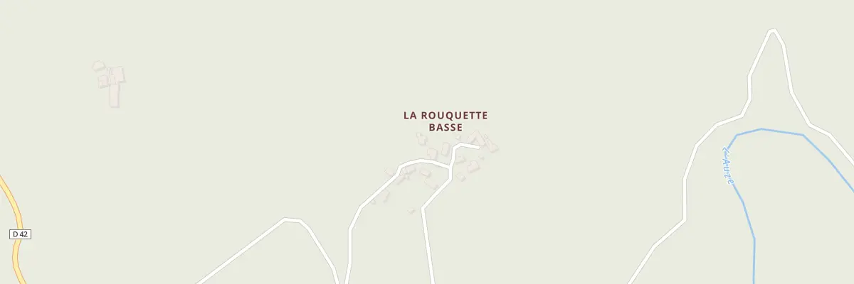 Plan du 285 La Rouquette Basse à Cassaniouze
